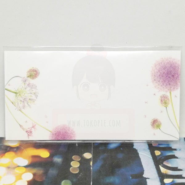 Purple Flowers Envelope