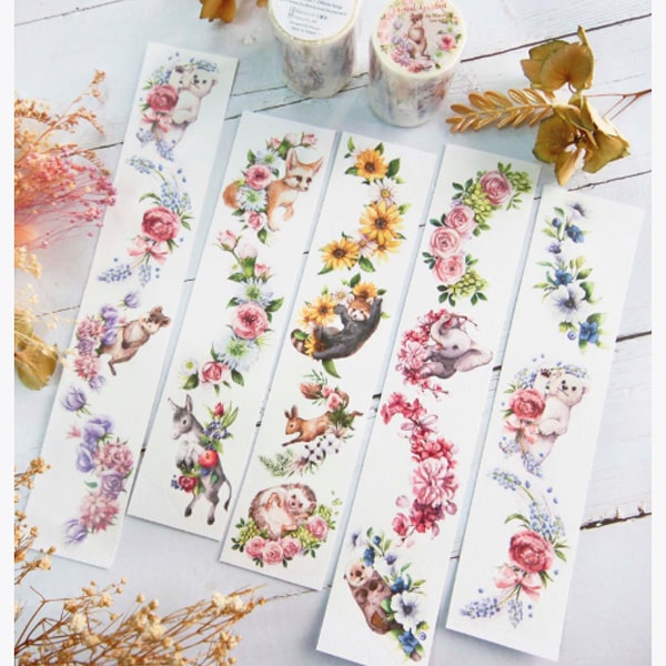 Maruco Art Masking Tape Animal Garden