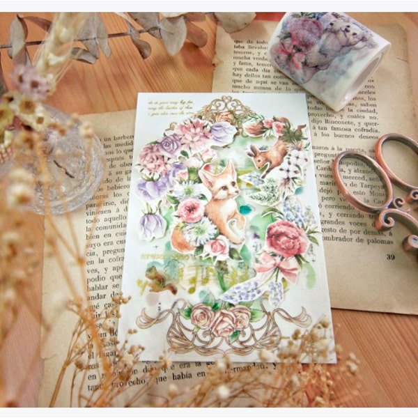 Maruco Art Masking Tape Animal Garden