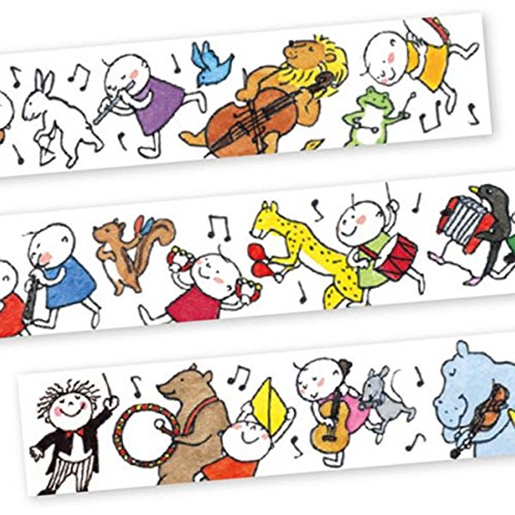 Frontia Masking Tape - Quu Animals Music