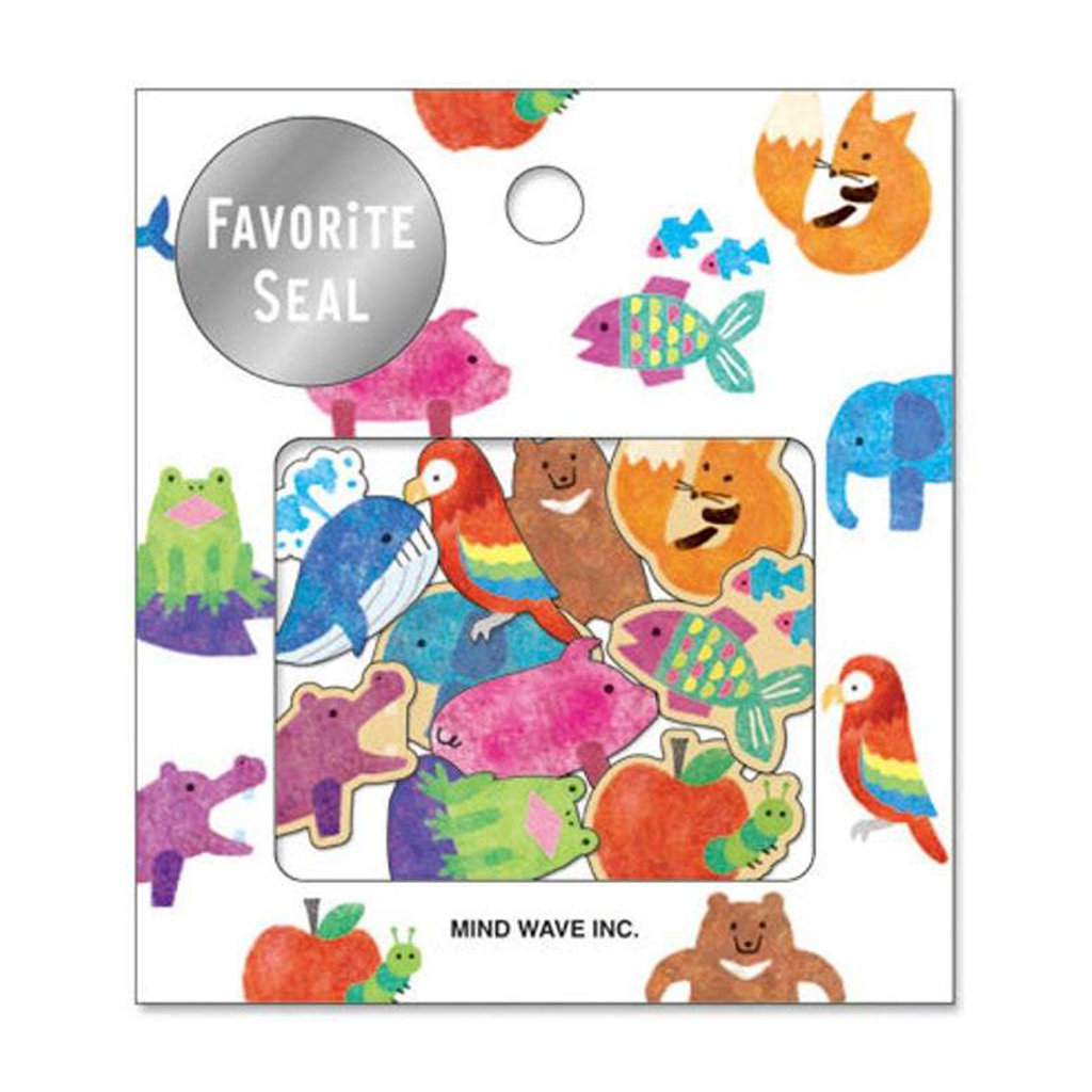 Mind Wave Animals Favorite Seal Flake Sticker