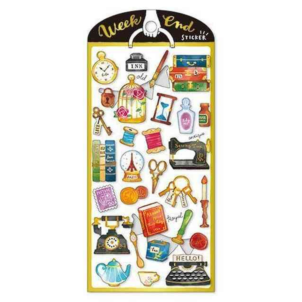 Mind Wave Weekend Sticker Antique
