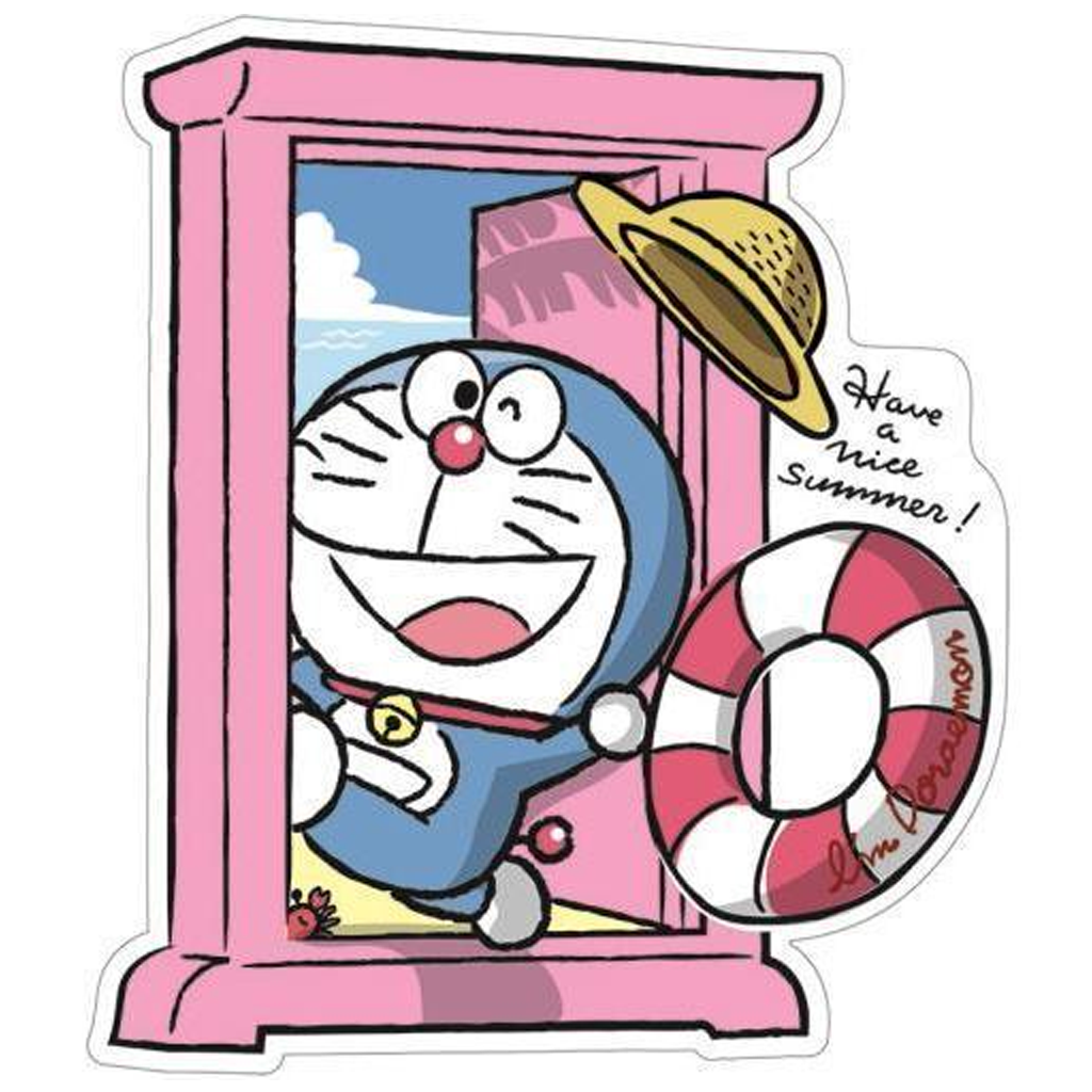 Fujiko-pro Postcard Doraemon Die-cut Anywhere Door