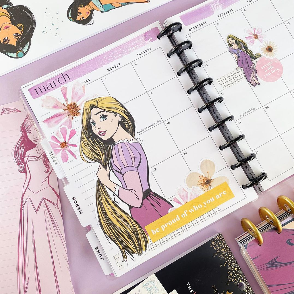 Happy Planner Disney Princess Strong At Heart Large Icons Stickers