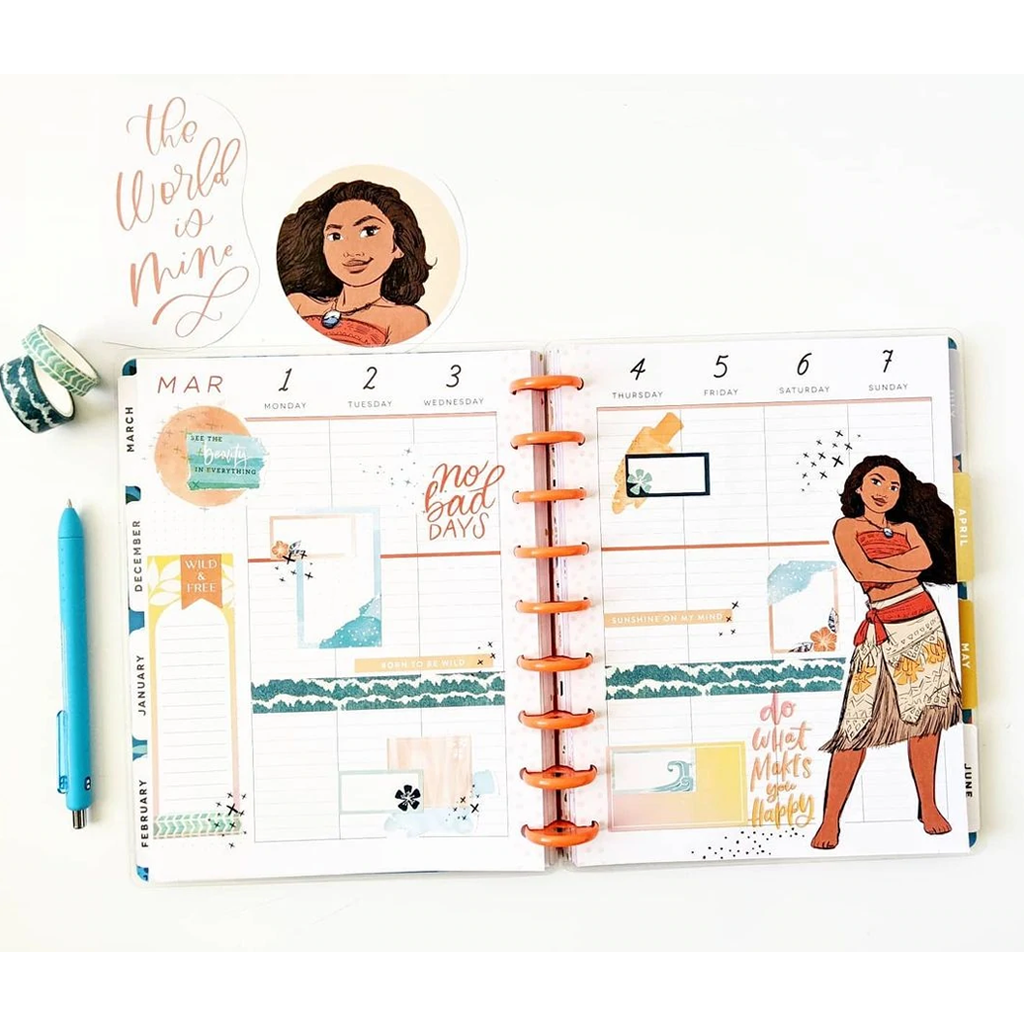 Happy Planner Disney Princess Strong At Heart Large Icons Stickers