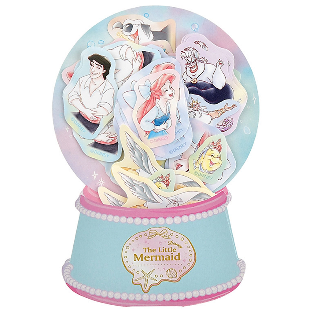 The Little Mermaid Snow Globe Flake Sticker