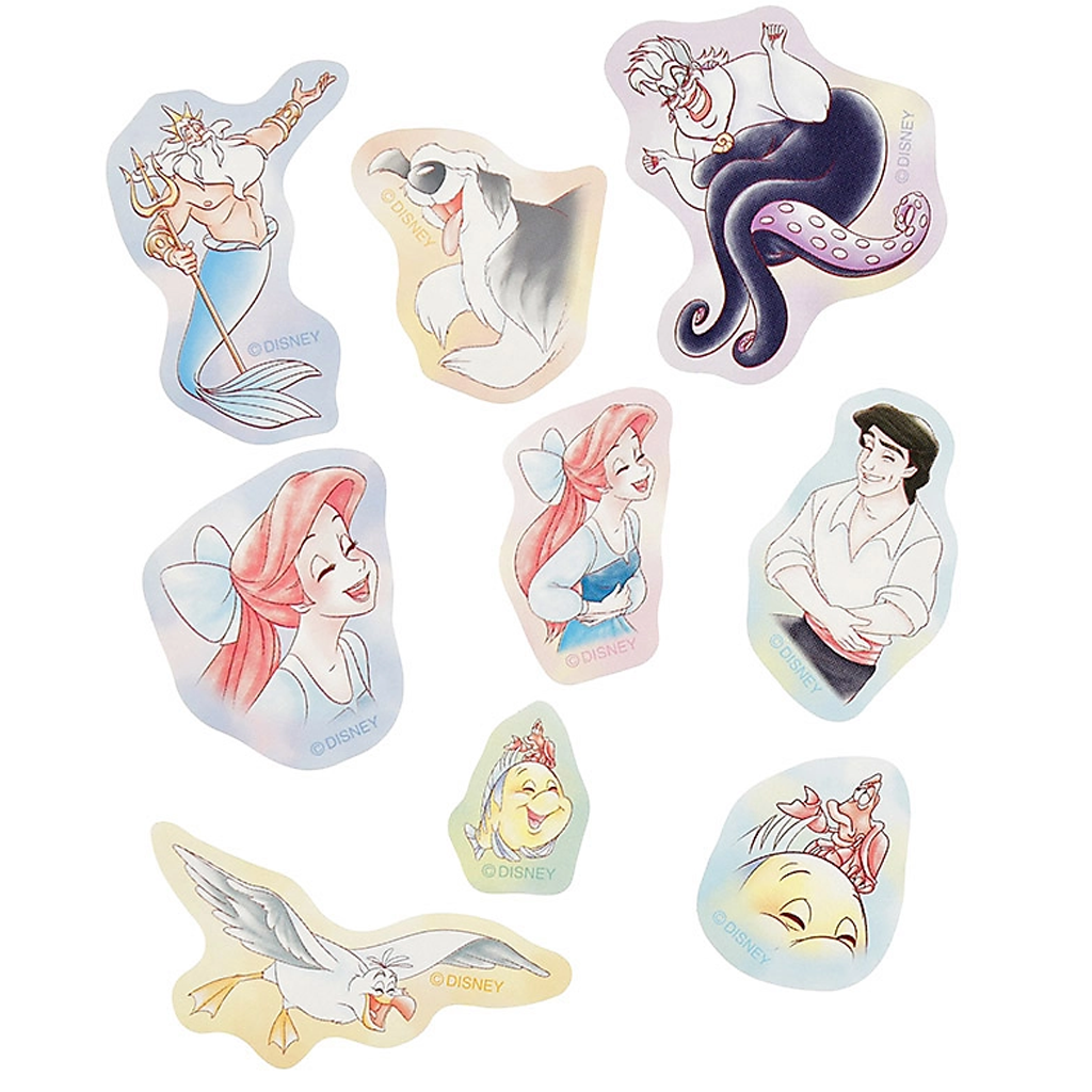 The Little Mermaid Snow Globe Flake Sticker