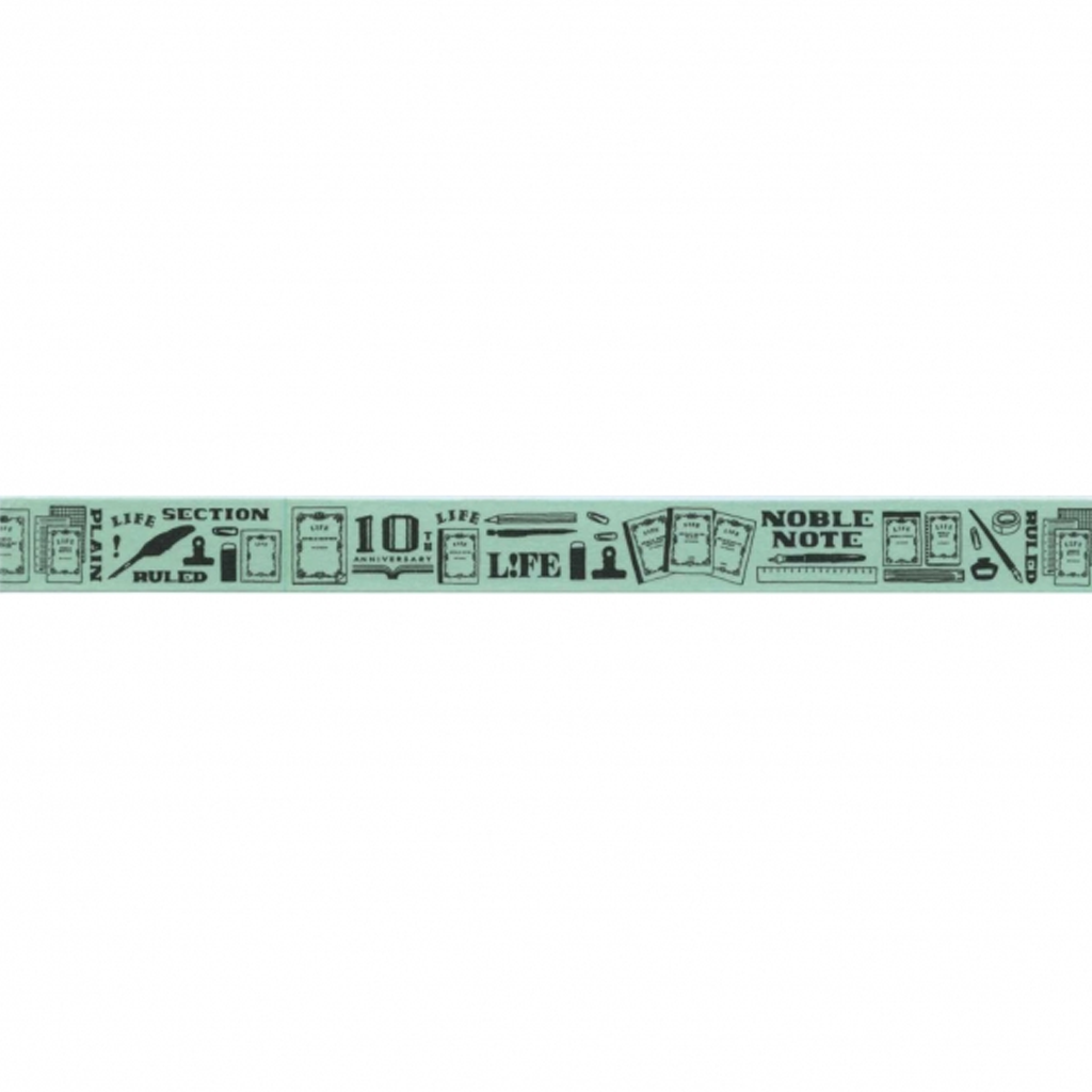 Noble Note 10th Anniversary Limited Masking Tape Asagi