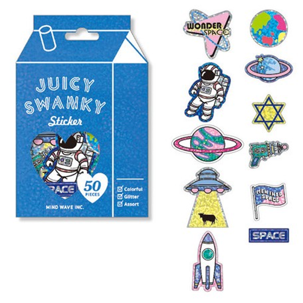 Mind Wave Juicy Swanky Astronaut Flake Sticker