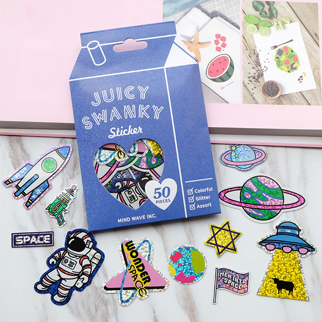 Mind Wave Juicy Swanky Astronaut Flake Sticker