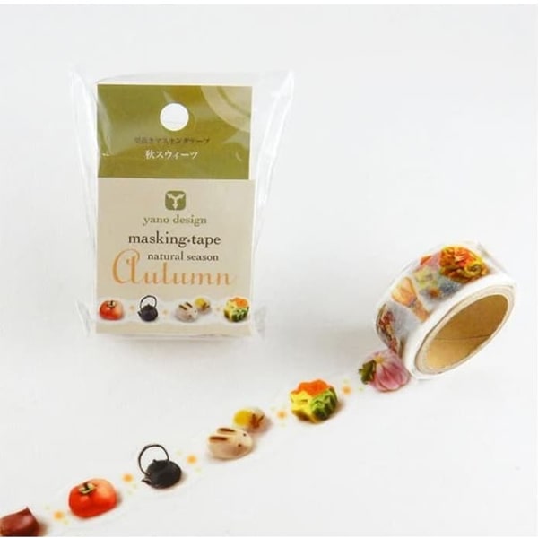 Masking Tape Natural Season Autumn Sweets