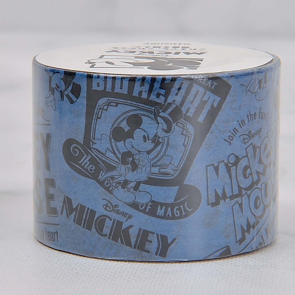 Disney Mickey Masking Tape Vintage Badge Blue