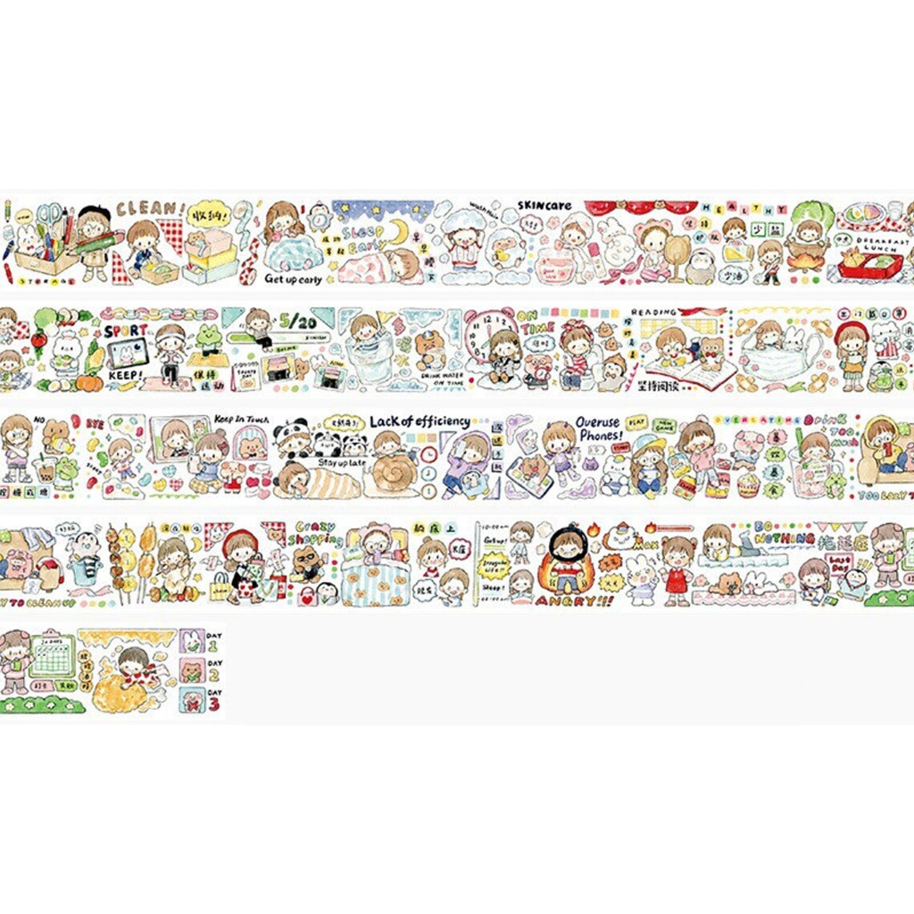 Molinta Good Habits Bad Habits Washi Sampler