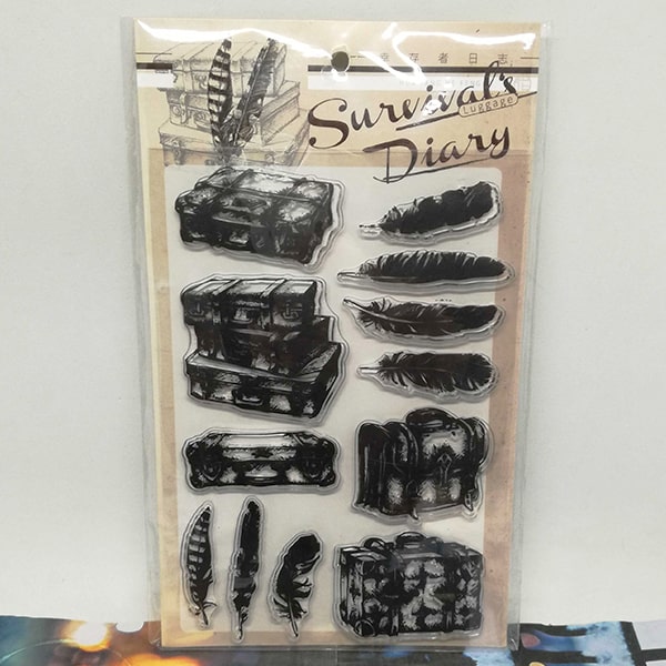 Clear Stamp Survival's Diary Luggage