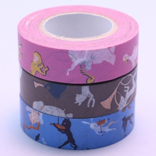 Classiky Washi Masking Tape Music Band 3 Color Set