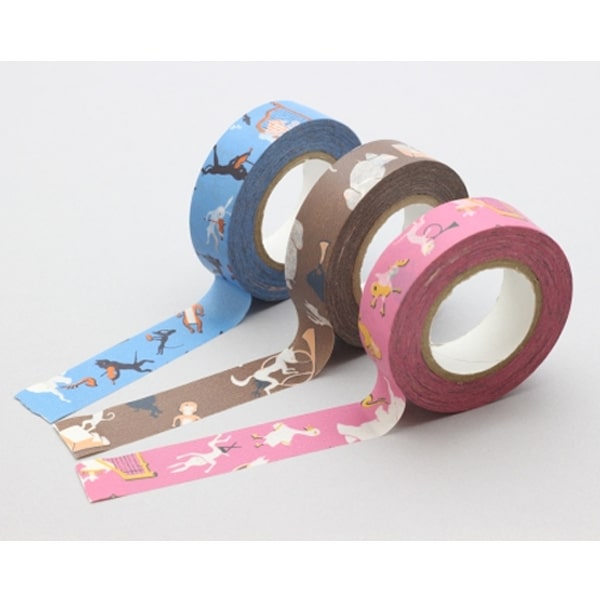 Classiky Washi Masking Tape Music Band 3 Color Set