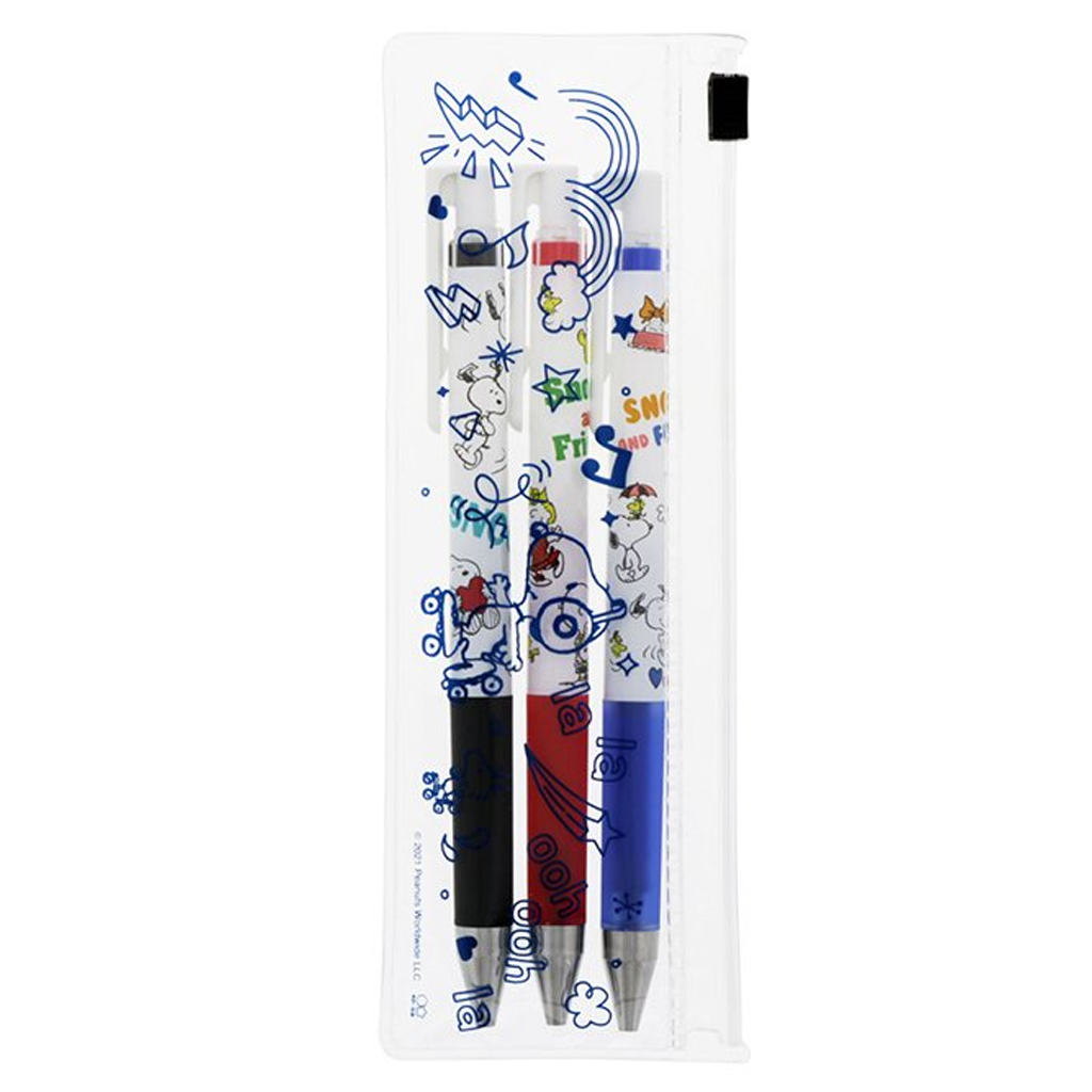 Peanuts Snoopy JUICE UP 0.4mm 3-Piece Set Basic