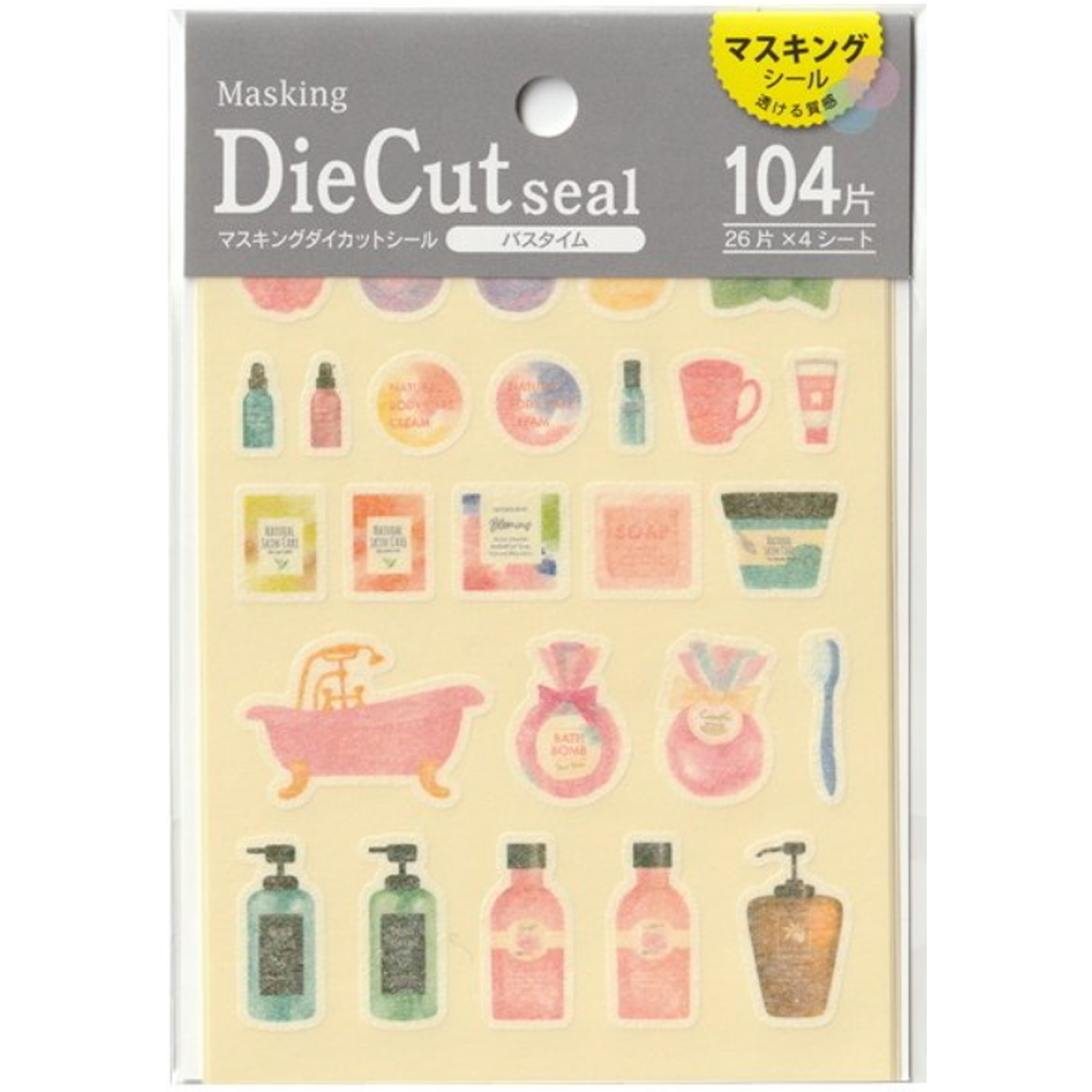 Kyowa Die Cut Sticker Bath Time