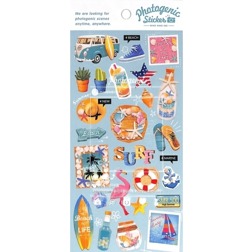 Mind Wave Photogenic Sticker - Beach Life