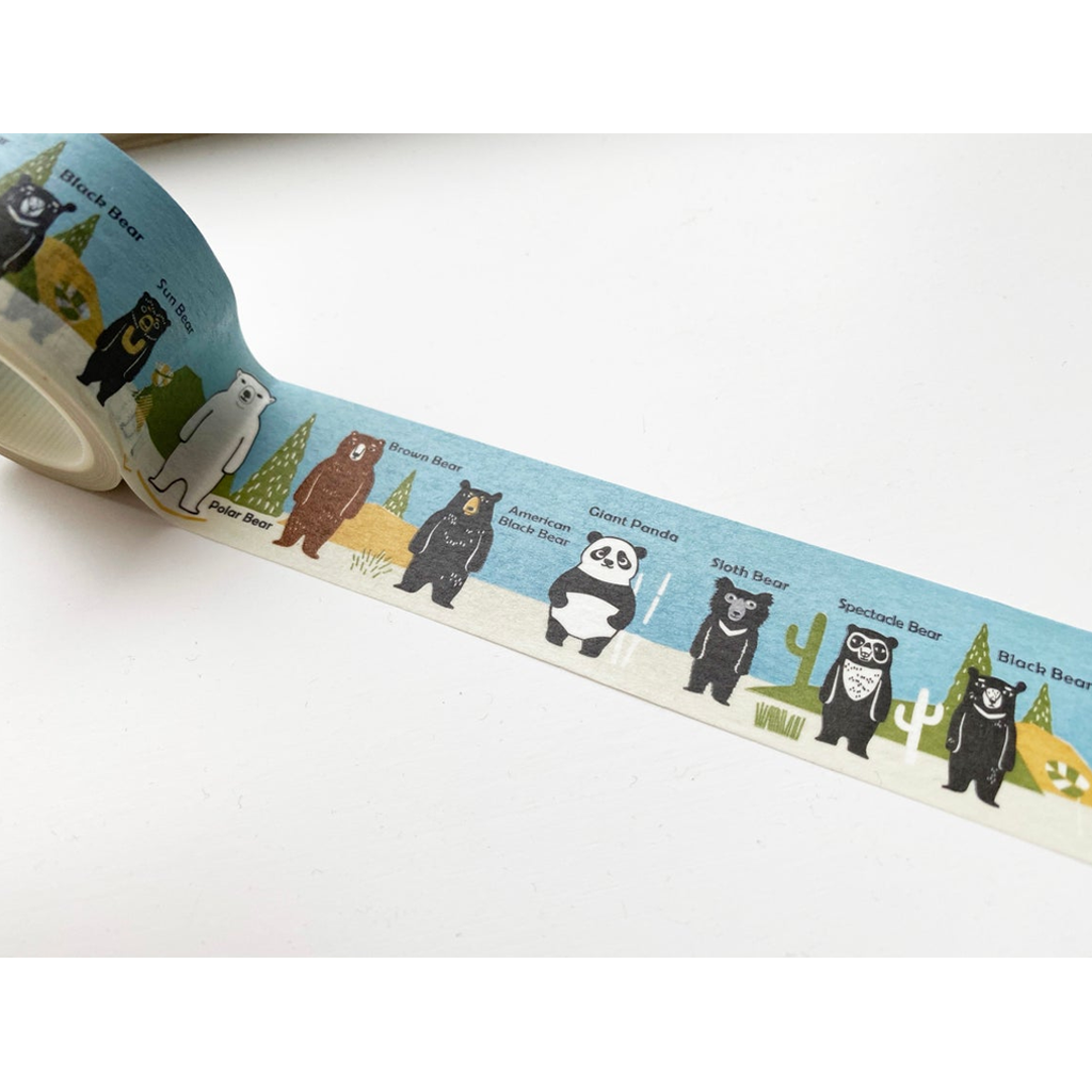 World Bear Family Masking Tape