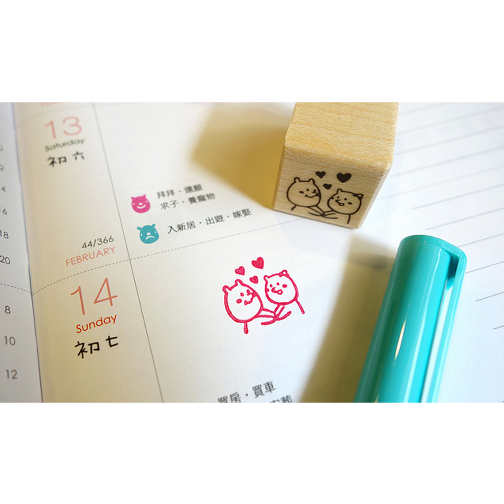 Micia Rubber Stamp - Bear Life Set