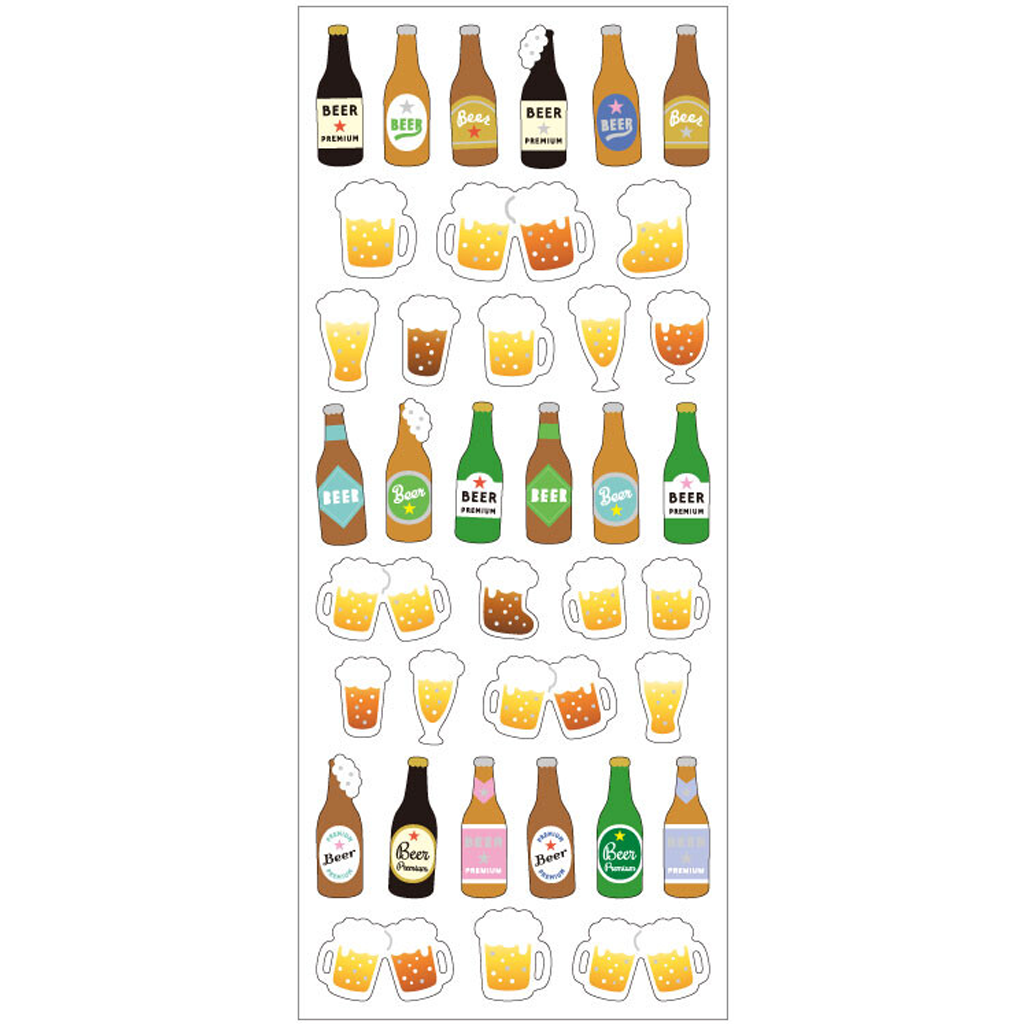 Active Corporation Drop Seal Sticker - Beer