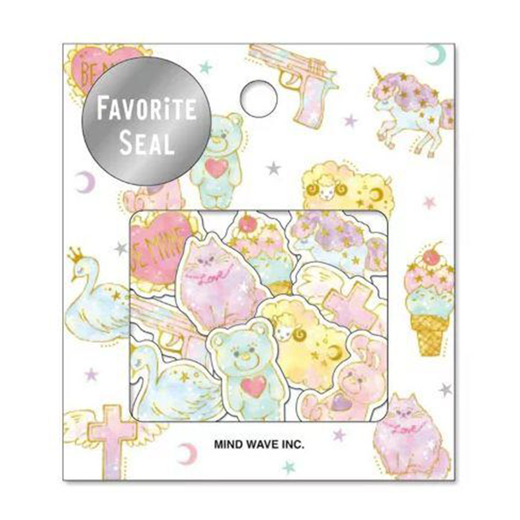 Mind Wave Be Mine Favorite Seal Flake Sticker