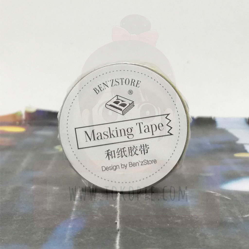 Ben'z Store Masking Tape - Monthly Plan