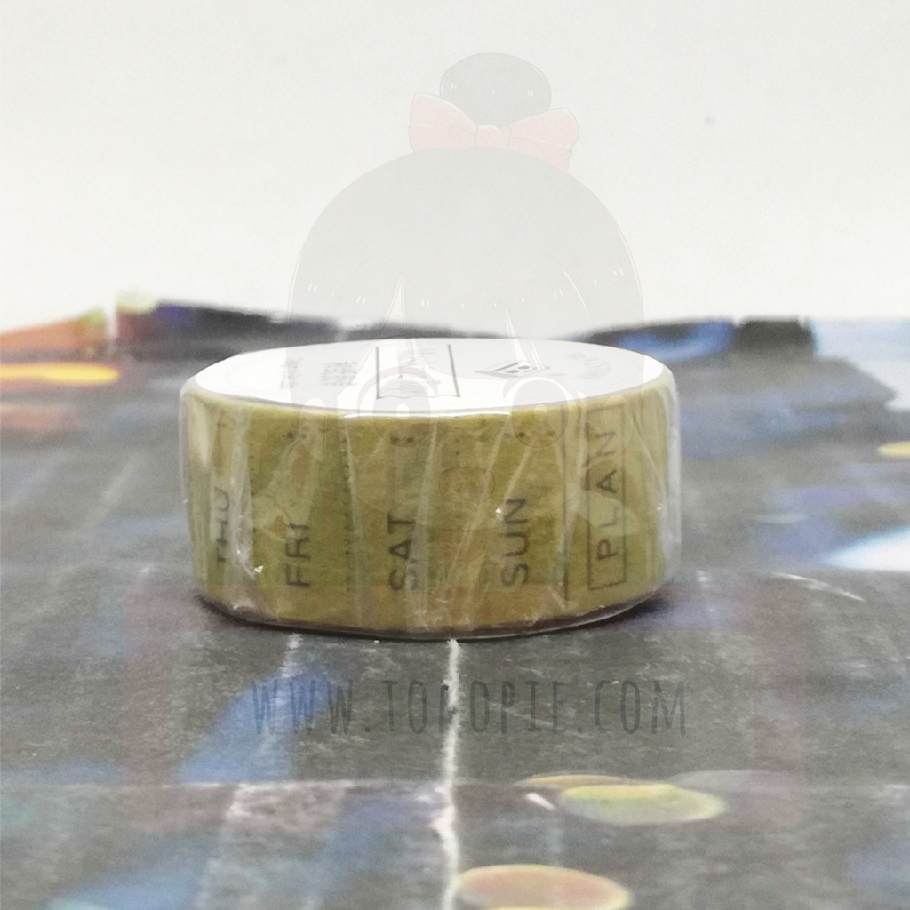 Ben&#39;z Store Masking Tape - Monthly Plan