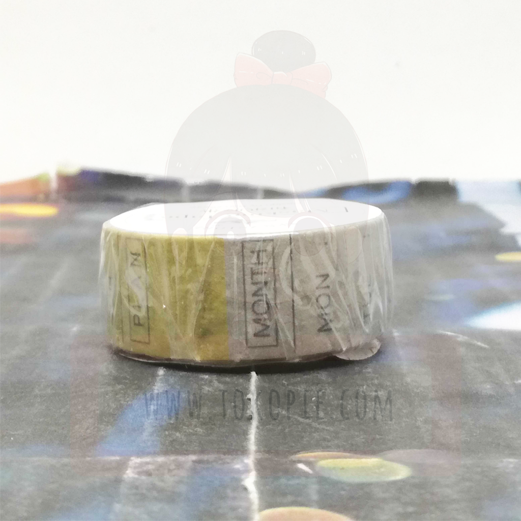 Ben&#39;z Store Masking Tape - Monthly Plan