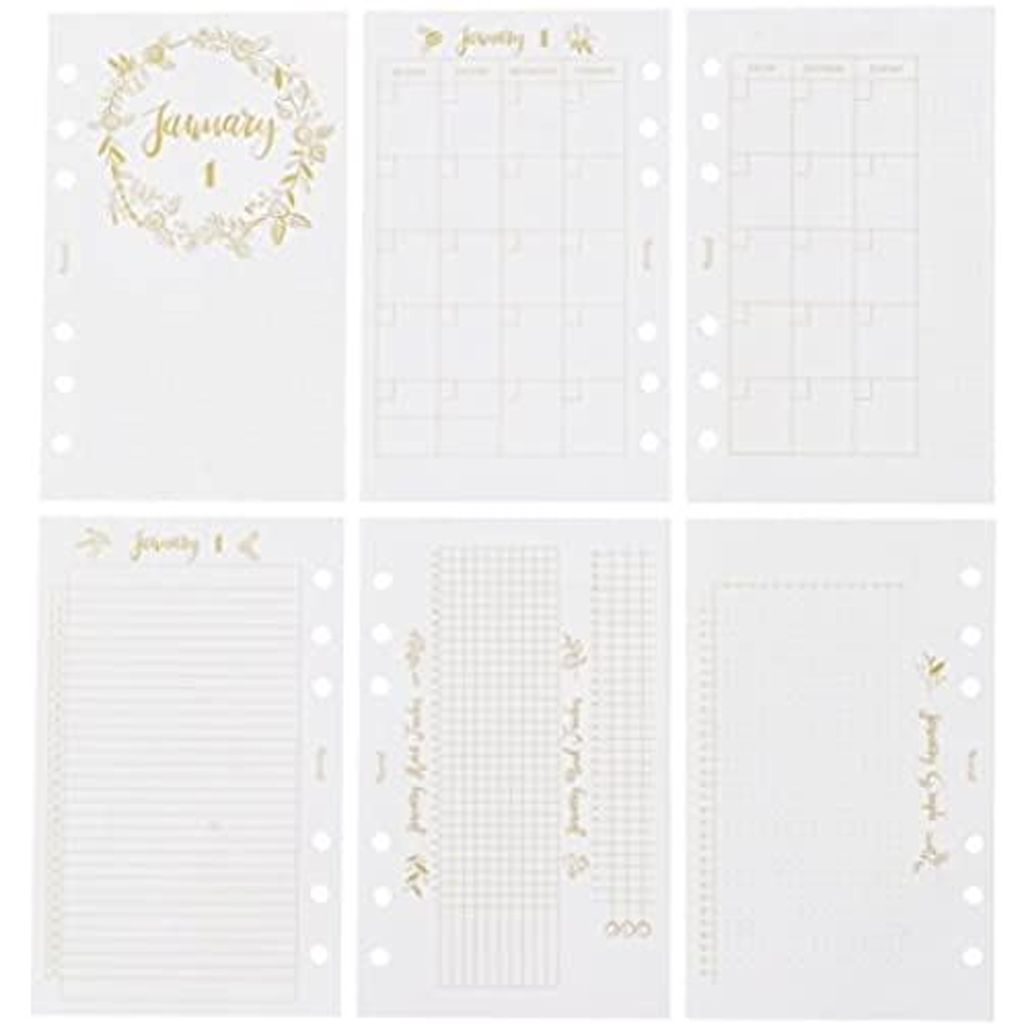 Memorist Personal Organizer Diary Refill Bible Size