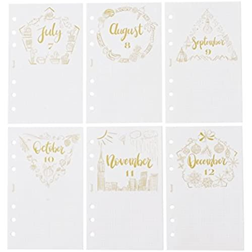 Memorist Personal Organizer Diary Refill Bible Size