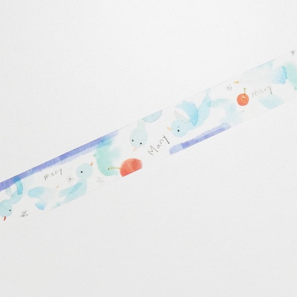 Liang Feng Watercolor Masking Tape - Birds