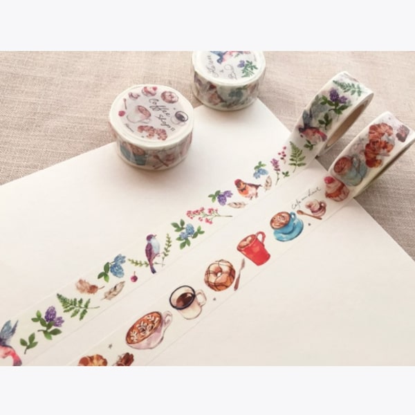 Atelier Hanu - Flower &amp; Bird Paper Tape
