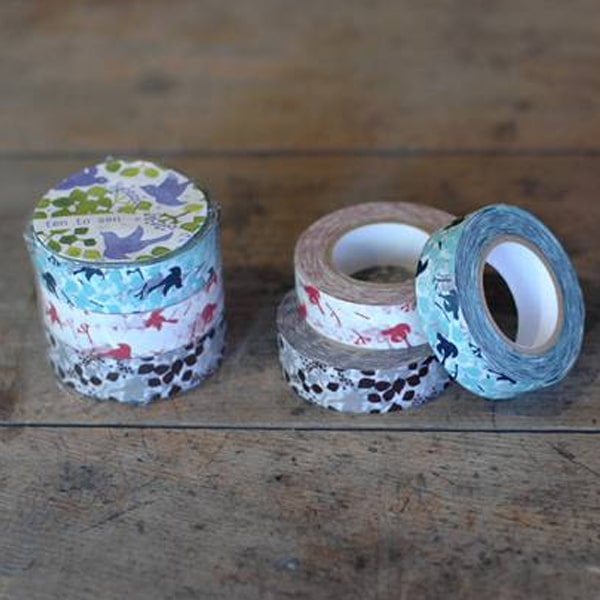 Classiky Washi Masking Tape Message Bird 3 Color Set