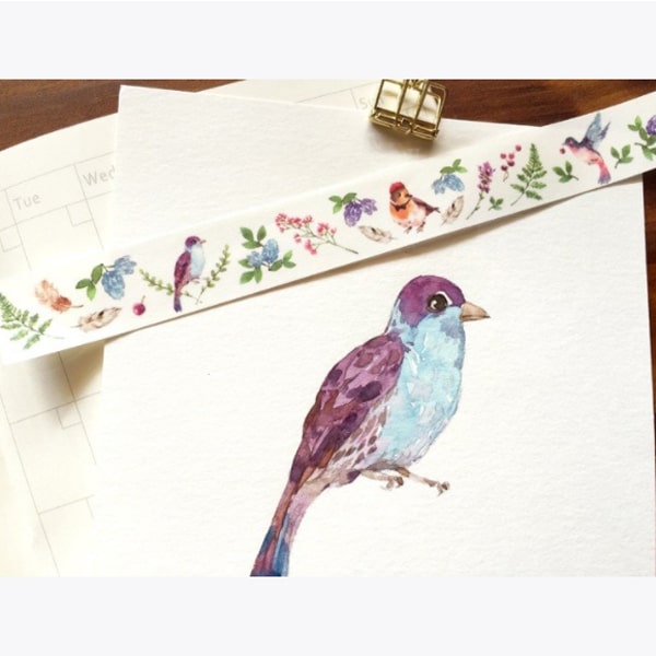 Atelier Hanu - Flower &amp; Bird Paper Tape