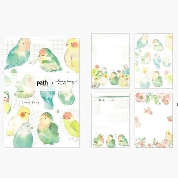 Path X Liang Feng Memo Series Birds Meeting