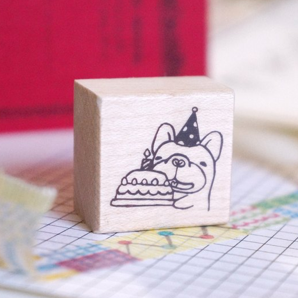 Ghost Shop Rubber Stamp - Birthday Cake