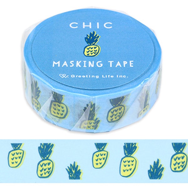 Greeting Life Masking Tape - Pineapple