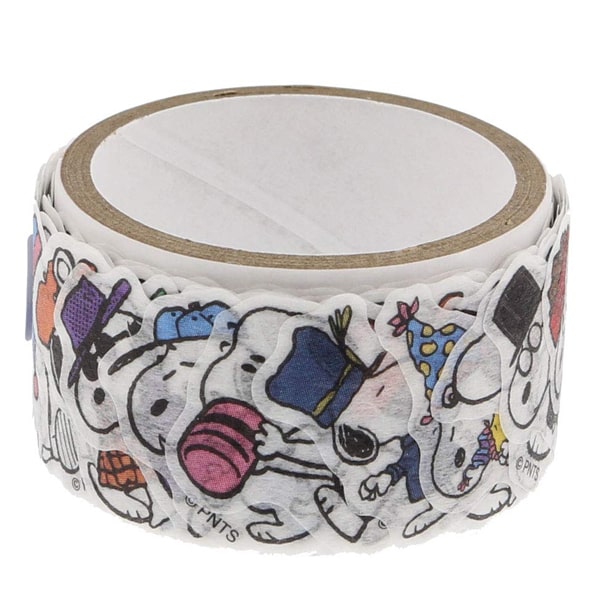 Masking Roll Sticker Peripetta Snoopy Many Face