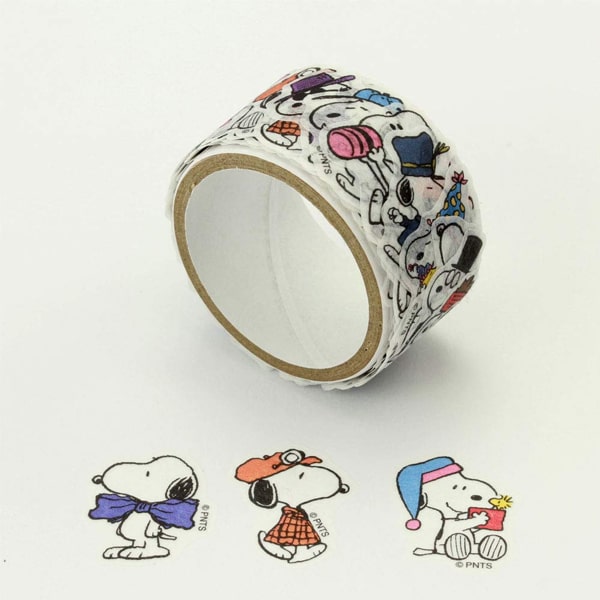 Masking Roll Sticker Peripetta Snoopy Many Face