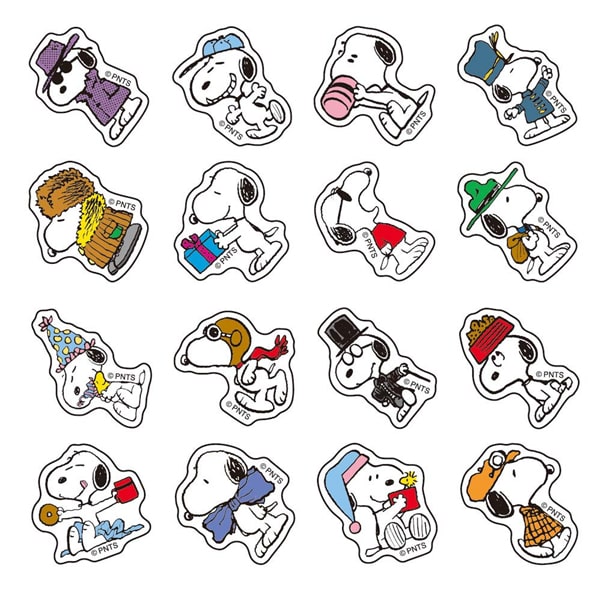 Masking Roll Sticker Peripetta Snoopy Many Face