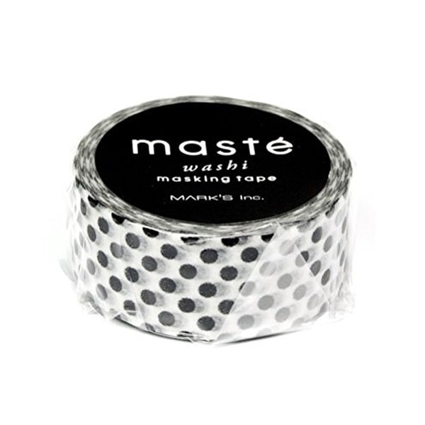 Maste Masking Tape - Black Dots