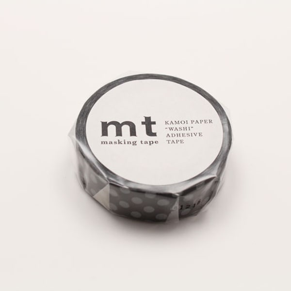 MT Masking Tape - Dot Black x Gray