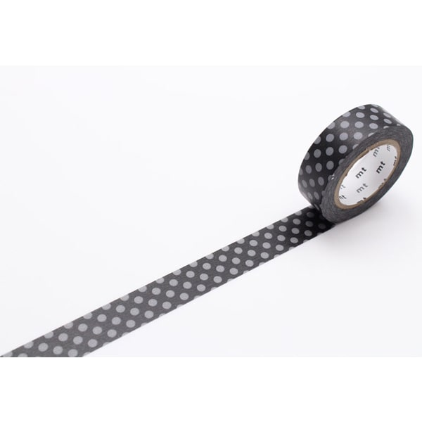 MT Masking Tape - Dot Black x Gray