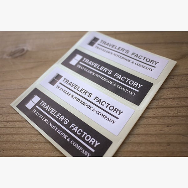 Traveler&#39;s Factory Sticker Black And White