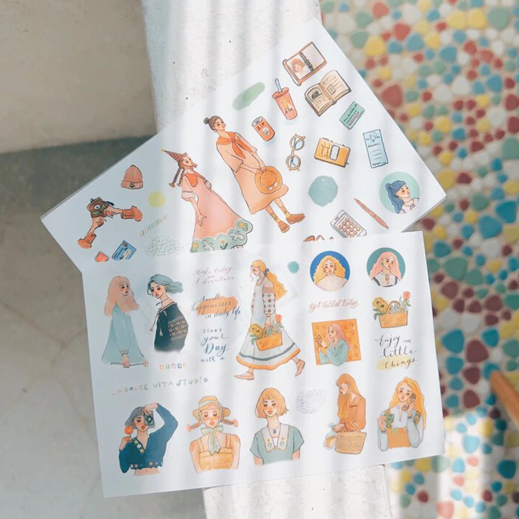 La Dolce Vita Transfer Sticker Song Of A Hundred Blooms