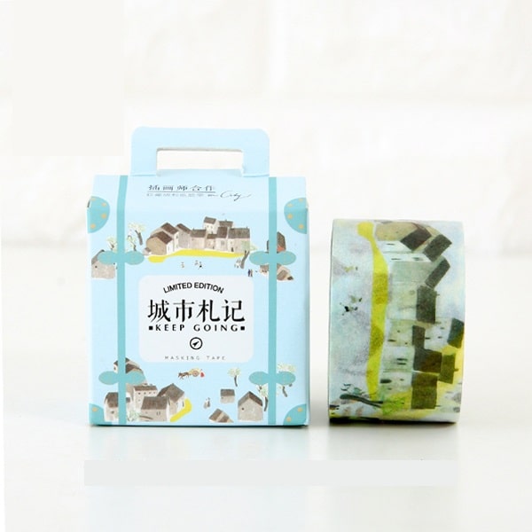 Miss Time Masking Tape Limited Edition - City Houses