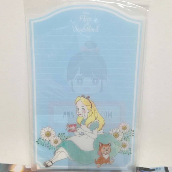 Alice In Wonderland Blue Plastic Sheet / Pad