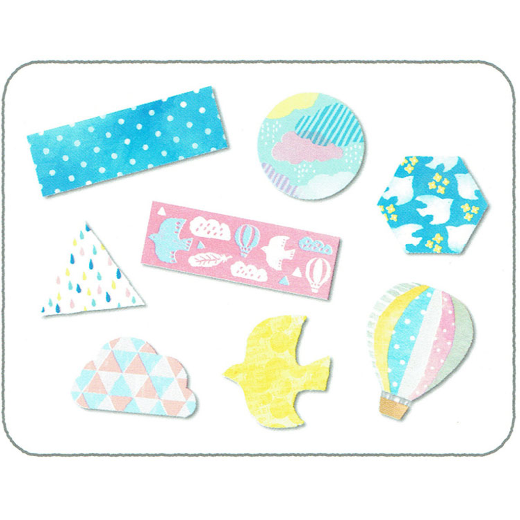 Q-Lia Sopopaperi Blue Flake Sticker